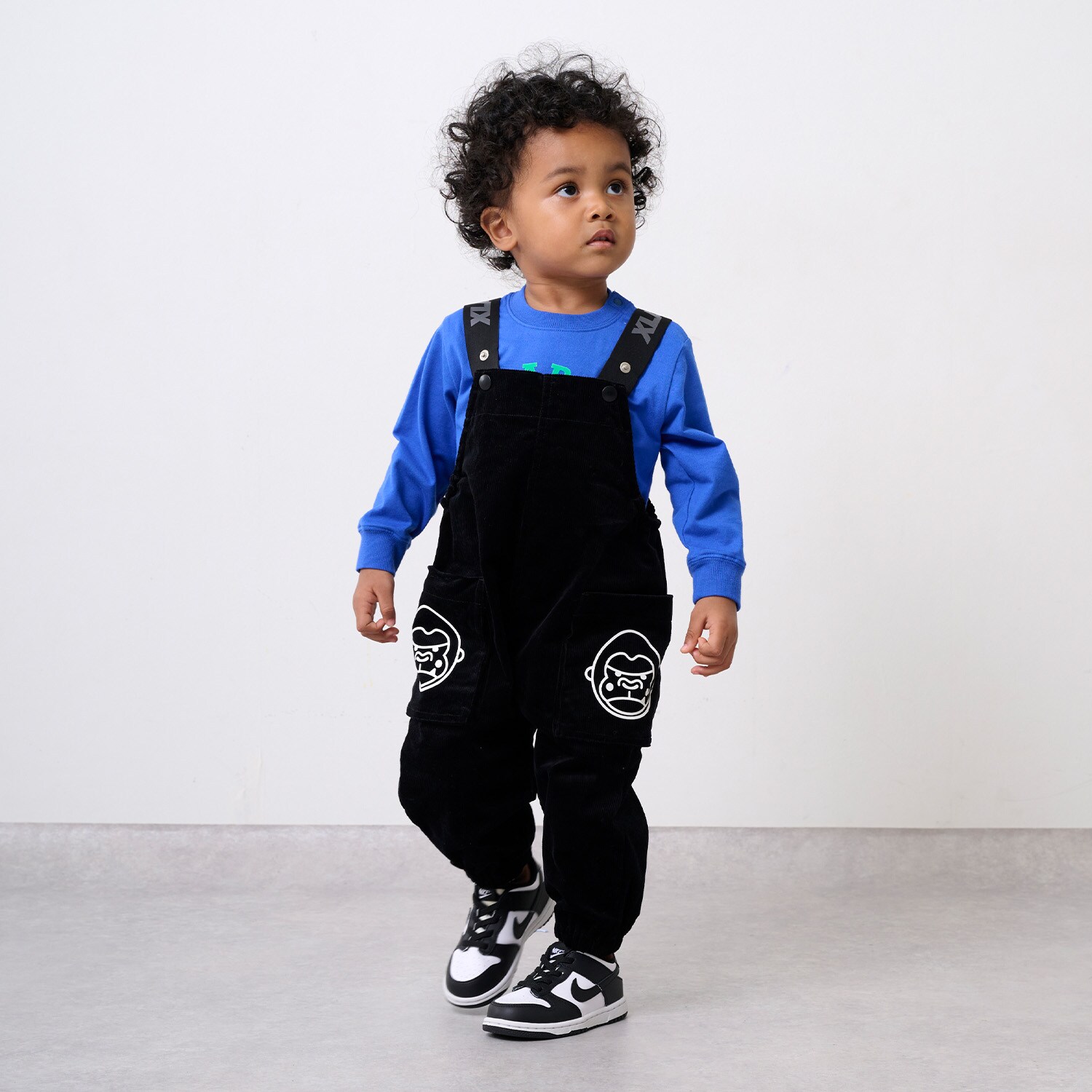 ファニーゴリラカットコールサロペット