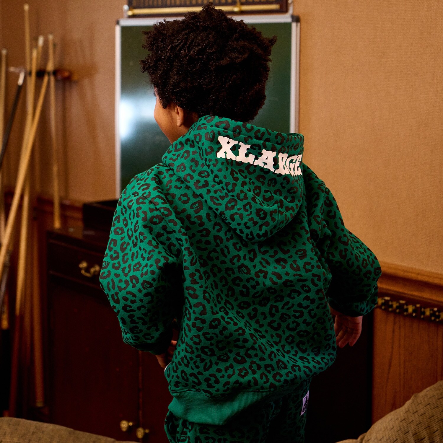 レオパード総柄パーカー