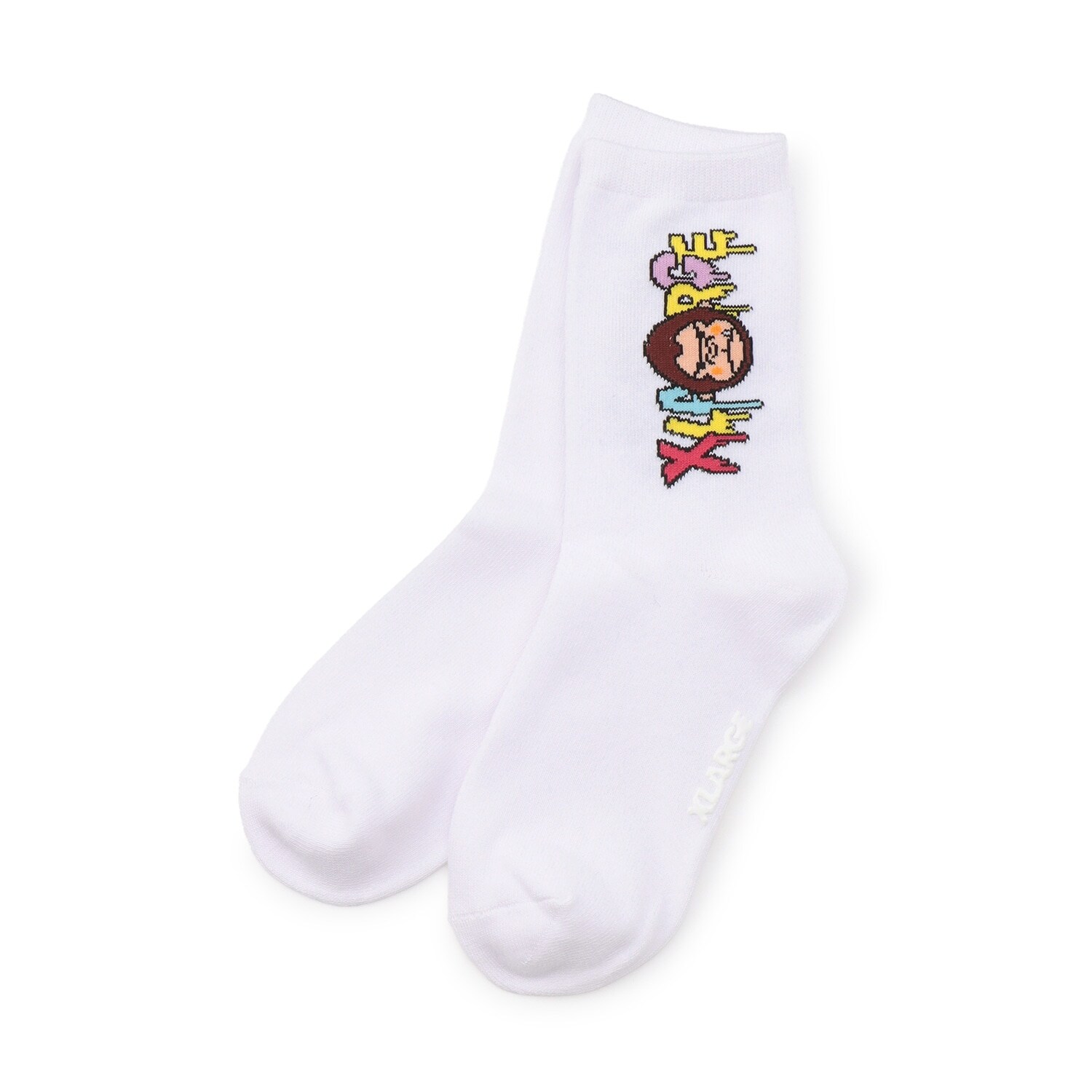 ファニーゴリラ&ドリップロゴクルーソックス