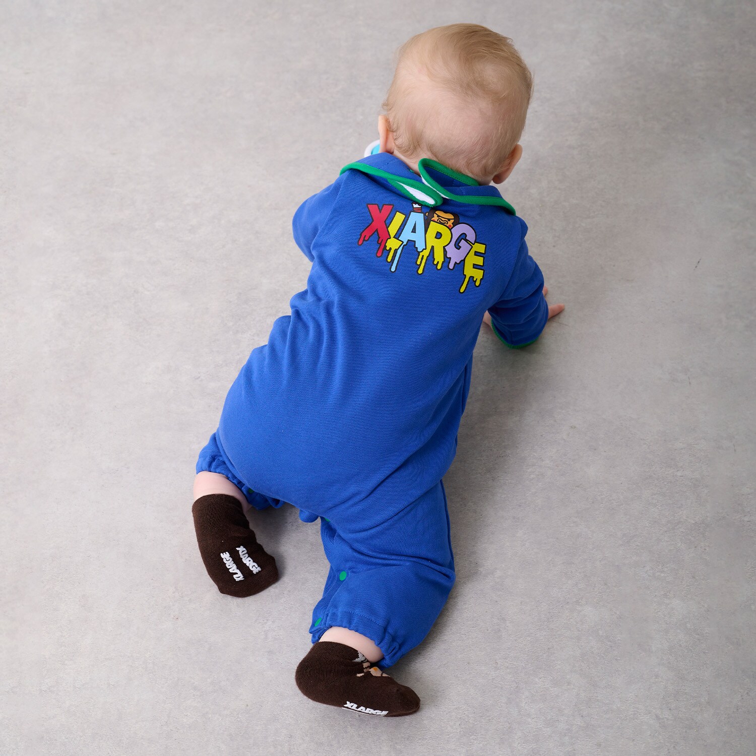 ファニーゴリラ&ドリップロゴカバーオール