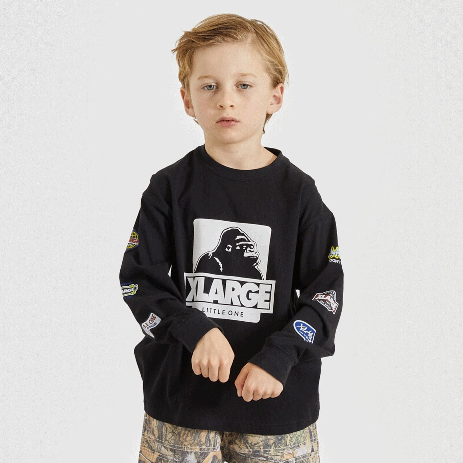 袖ロゴワッペン風プリント OG 長袖Tシャツ