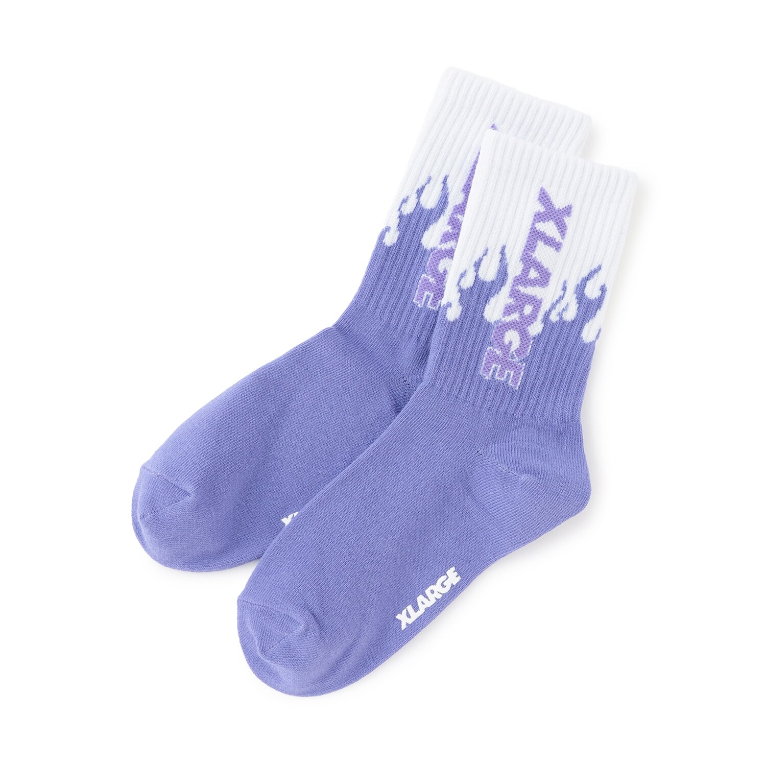 ファイヤーパターン クルーソックス