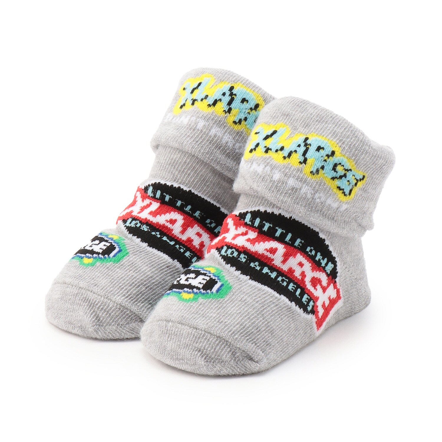 ミックスロゴ折り返し ベビーソックス