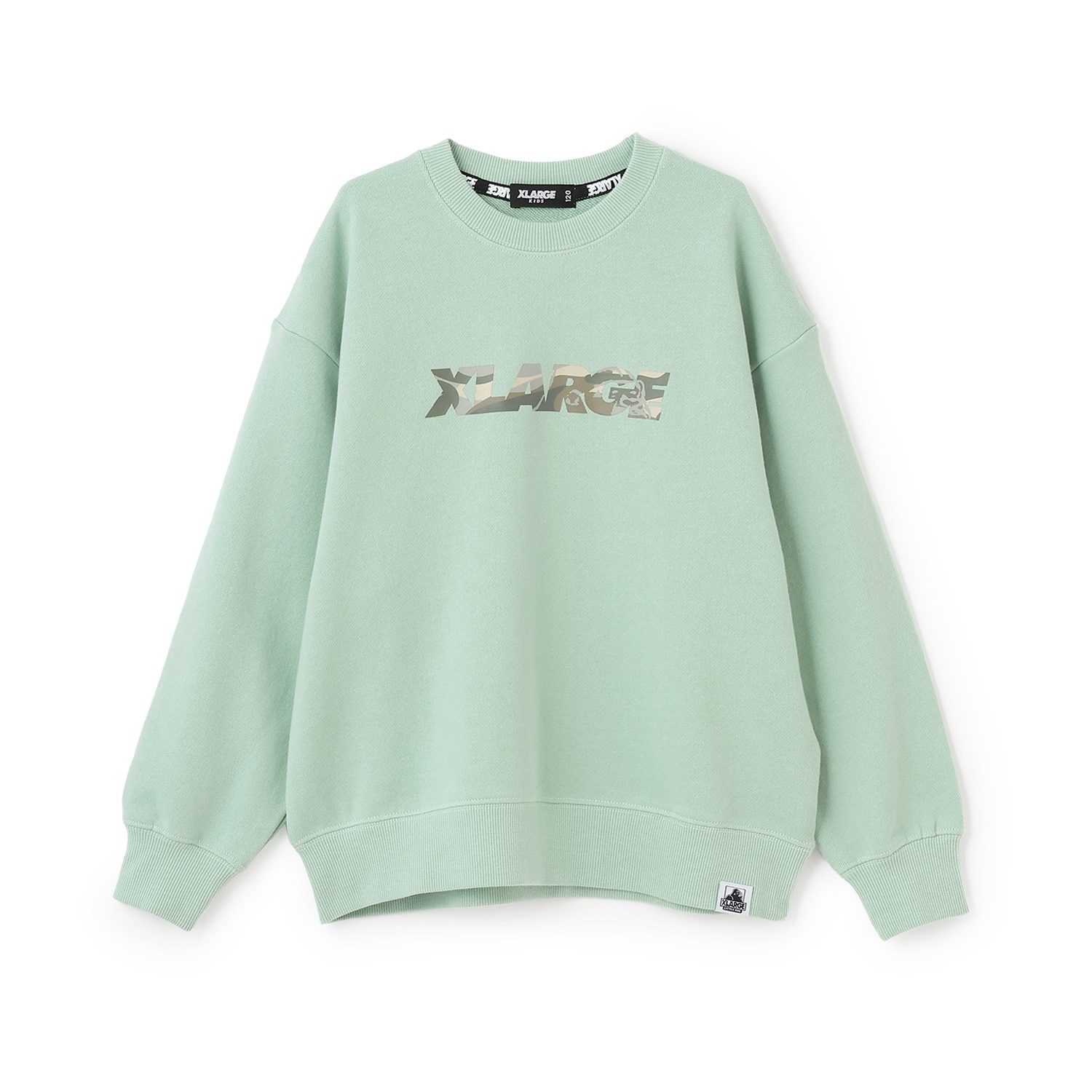 【人気商品再入荷】【直営店で取り扱い無し】迷彩ロゴトレーナー