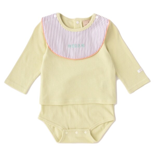 オーガニックコットン スタイつきロンパース