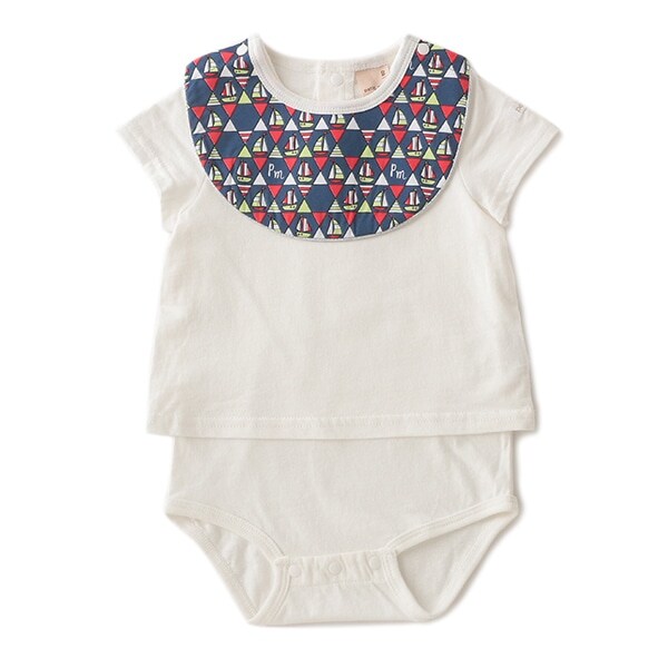 スタイつきロンパース