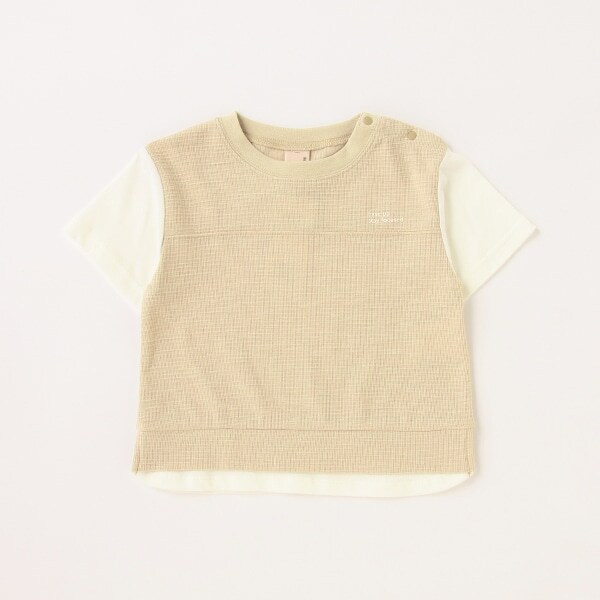 【接触冷感】ベスト風切替Ｔシャツ