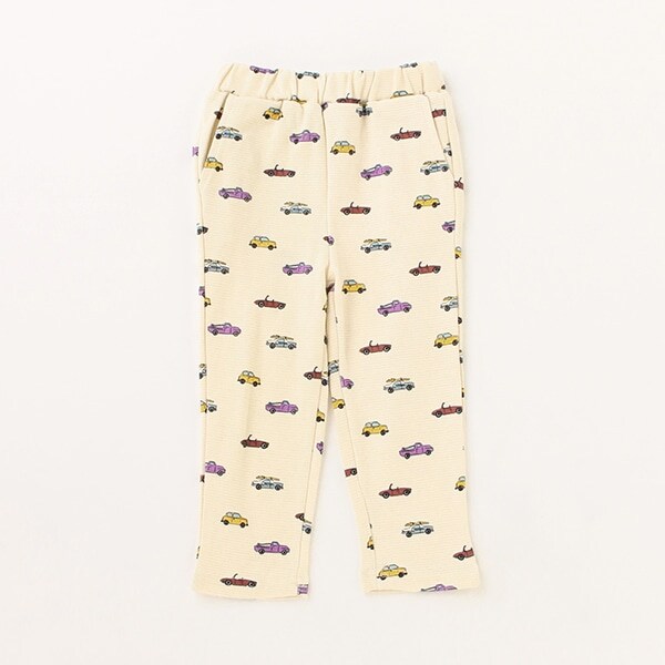 総柄フライスパンツ