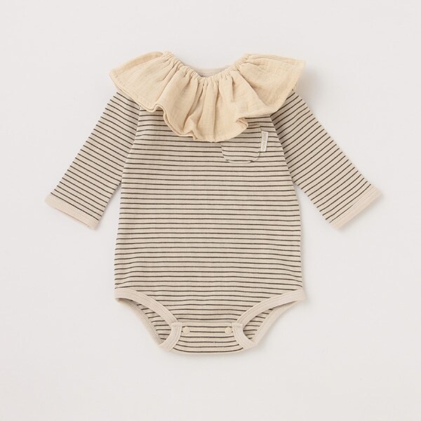 【オーガニック】スタイつきロンパース