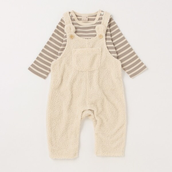 もこもこくまサロペセット