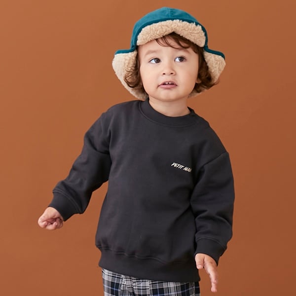 【完売カラー12月下旬再入荷】【再入荷カラーは商品番号9531250】【WEB限定】BOYSプティプラトレーナー