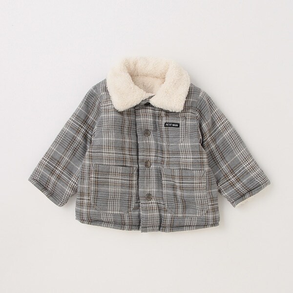 リバーシブルボアジャケット