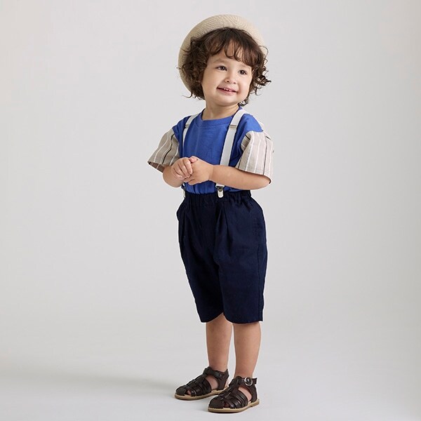 7分丈タックパンツ