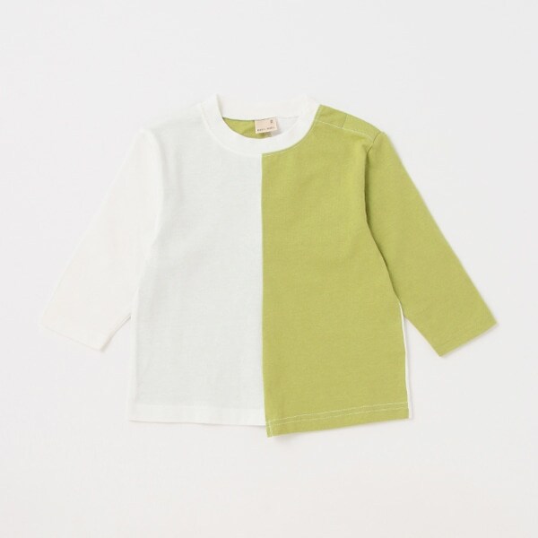 バイカラーロンT