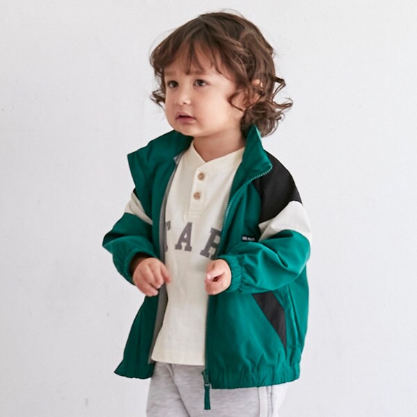 【撥水加工】配色ウィンブレ