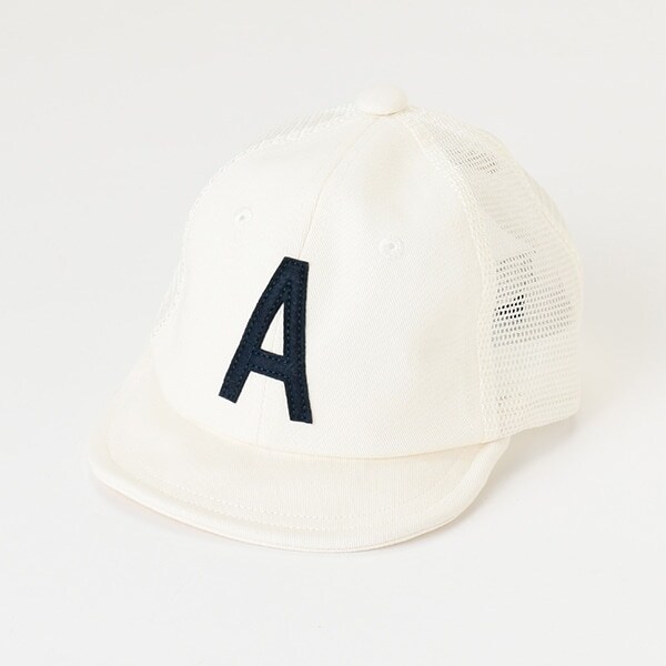 アルファベットロゴメッシュキャップ