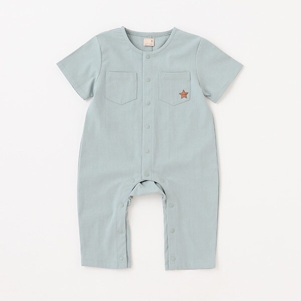 ポケットつきカバーオール