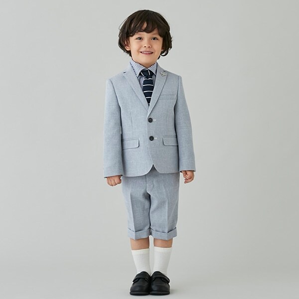 グレージャケット+ショートパンツセット