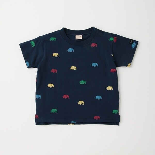 ぞう柄半袖Tシャツ