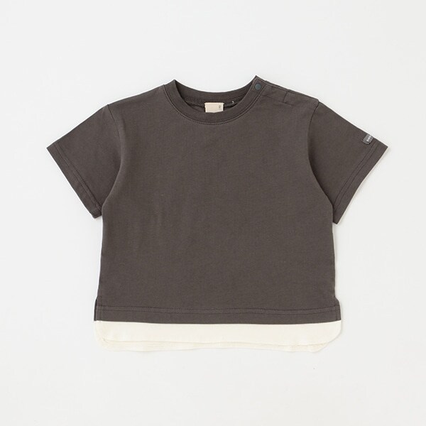 【接触冷感】裾配色Tシャツ