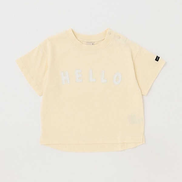 【接触冷感】アップリケロゴTシャツ