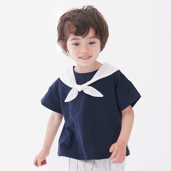 【接触冷感】セーラーＴシャツ