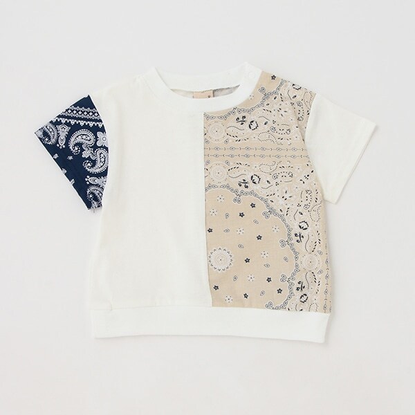 バンダナパッチワークTシャツ