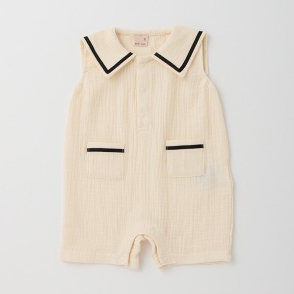 セーラー衿ロンパース