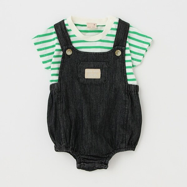 ボーダーTサロペセット