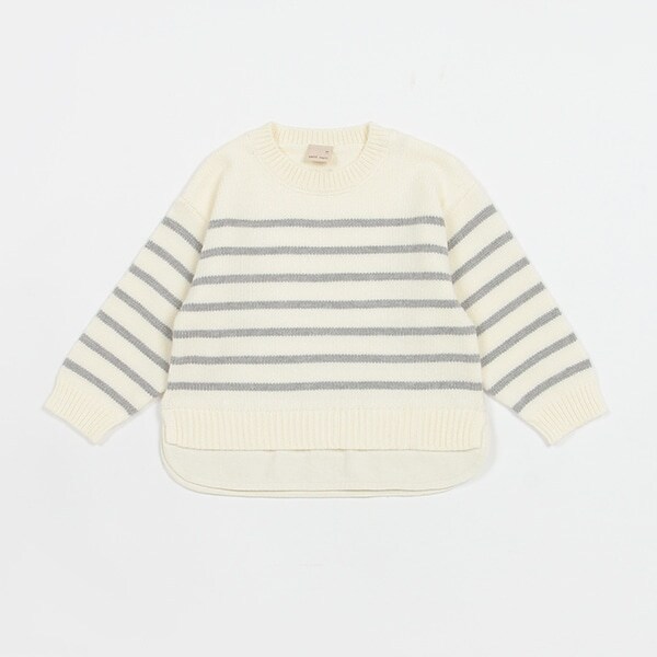 【ウォッシャブル】ボーダーニット