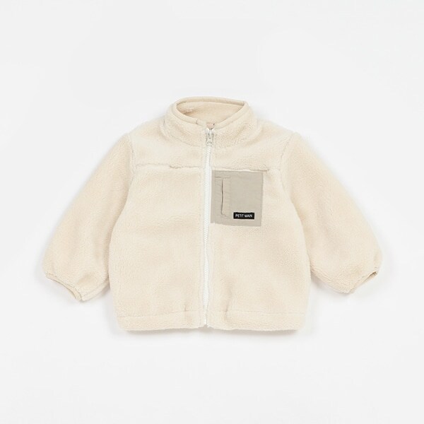 ボアジップブルゾン