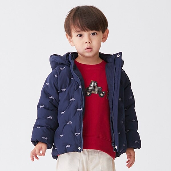 BOYSモチーフ刺しゅう中わたジャケット