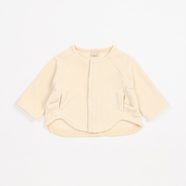 ノーカラーブルゾン