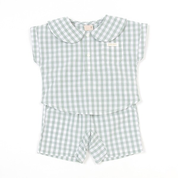 ギンガムセットアップ