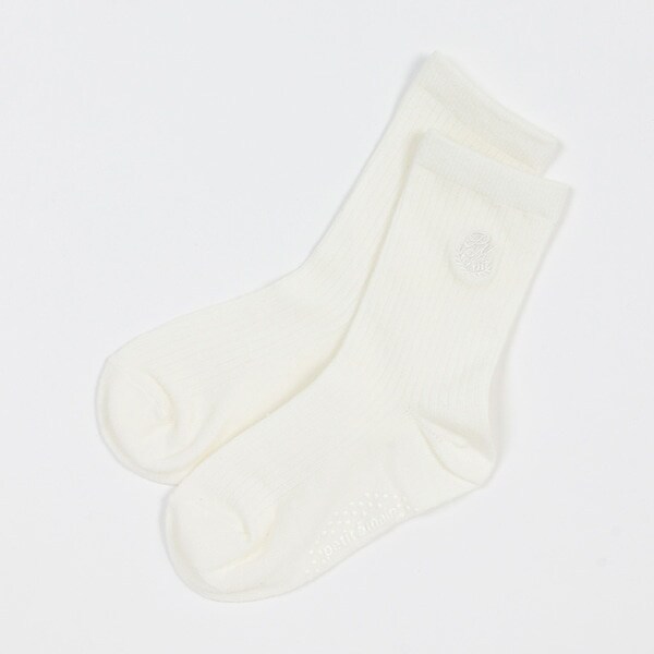 ワンポイントクルーソックス