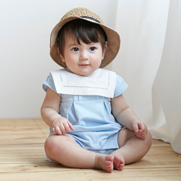 セーラー衿カバーオール