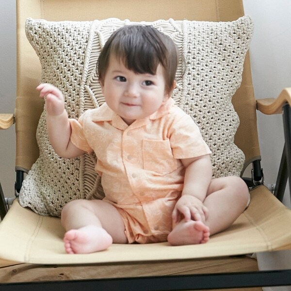 開衿カバーオール