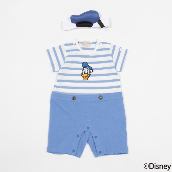 【Disney】ヘアバンドつきカバーオール