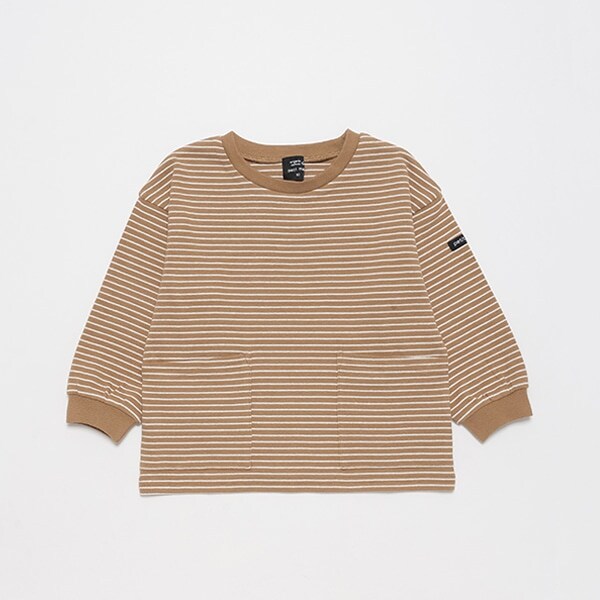 【オーガニック】柄ポケットTシャツ