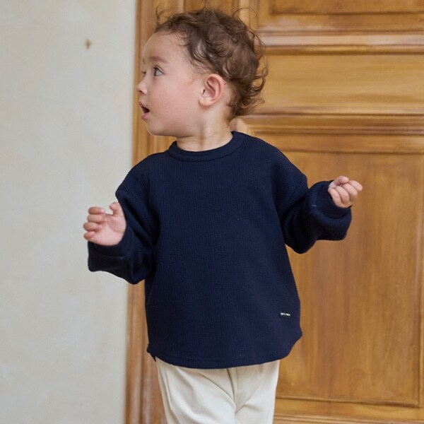 【GOODPRICE】ワッフル長袖Tシャツ