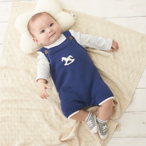 木馬モチーフサロペセット