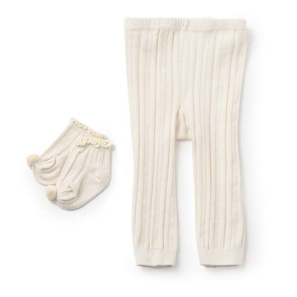 ソックス付きレギンス