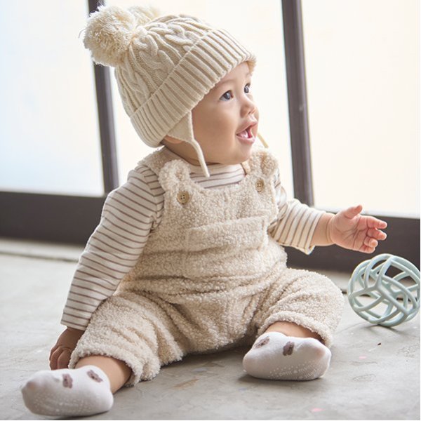 もこもこサロペット