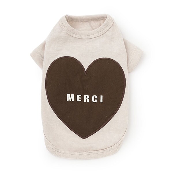 【リンク】【DOG】（防汚加工）背中ハートT