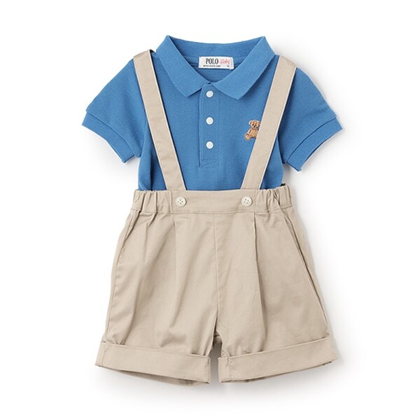 【POLO BCS】ポロシャツ＋サスつきパンツセット