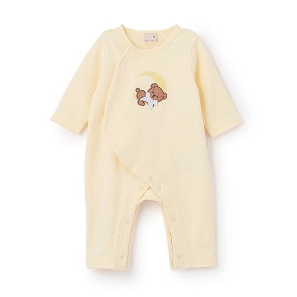 【弱酸性】モチーフアップリケカバーオール