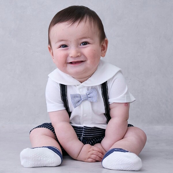 半袖おめかしカバーオール