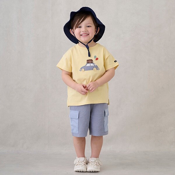 ポケットつきカットハーフパンツ