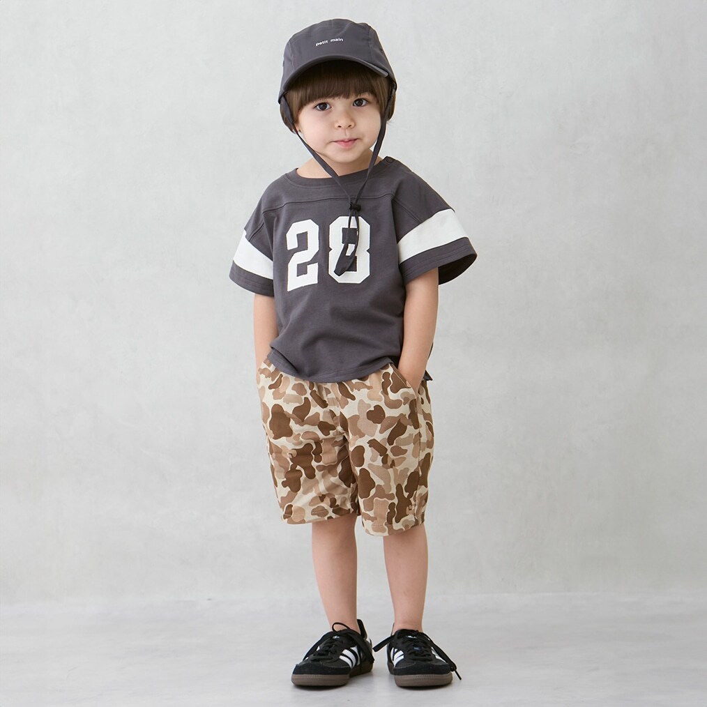 総柄ハーフパンツ