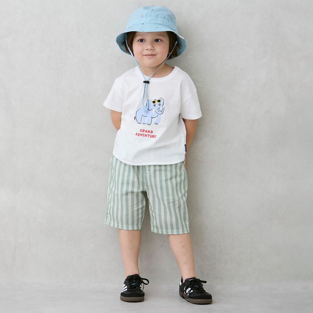 総柄ハーフパンツ